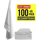 ASPERO 100 Geschirrtücher aus Baumwolle - Grau
