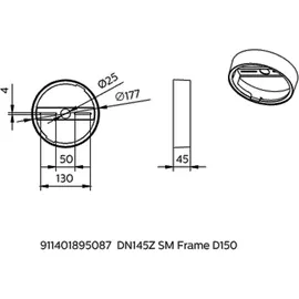Signify Philips Lighting Rahmen DN145ZFrame#31703299