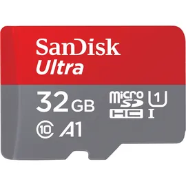 SanDisk Ultra microSD UHS-I U1 A1 120 MB/s + SD Adapter 32 GB