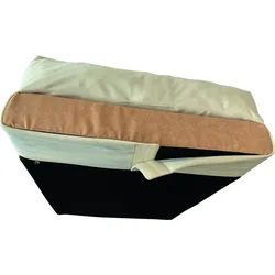 NOBBY Komfortmatte eckig "BEVIS" braun L x B x H: 75 x 55 x 8 cm