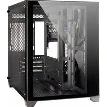 Inter-Tech C-501 Aspect Gaming Gehäuse, Tempered Glass, Schwarz