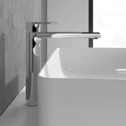 Villeroy & Boch Liberty Einhebel-Waschtischarmatur erhöht, Badarmaturen, chrom