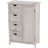 Mendler HWC-D12 82 x 55 x 30 cm Weiß