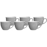 Ritzenhoff & Breker Doppio Jumbotasse 0,35 l Grau 6 St.