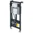 Duravit DuraSystem 50x114,8cm, Abs, Spülung, mont, pb