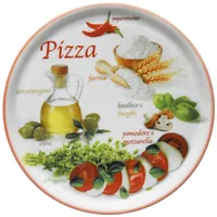 Pizzateller Napoli Pizzafoods rot 33cm - 04018#ZP2