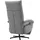 sit&more TV-Sessel Zoe 74 x 112 x 82 cm grau Polyester mit Kopfteilverstellung & 360° Drehfunktion