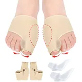 Vinmooog Hallux Valgus Korrektur hallux valgus schiene Set zehenspreizer,ballenzehen korrektur hallux valgus bandage zehentrenner hallux valgus korrektur schiene mit integrierten Silikongel-Polster