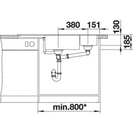Blanco Delta Küchenspüle, 527238, II