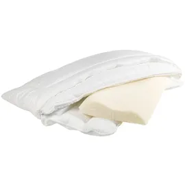 Traumina Nackenstützkissen Ergonom Faser 40 x 80 cm Weiß