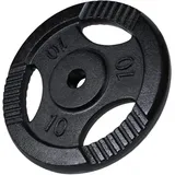 Hantelscheibe Guss Gripper 0,5-20 KG schwarz 10kg