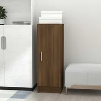 VidaXL Schuhregal Braun Eichen-Optik 32x35x92 cm Holzwerkstoff