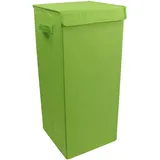 VCM Faltbox Wäschekorb Wäschebox Stoffbox mit Deckel Dreso L 1-tlg. grün