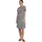 Zero Minikleid Print Blau/Weiß 36