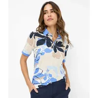 Brax Langarmbluse blau 48