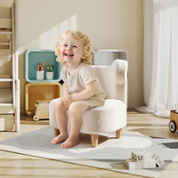 Aiyaplay Kindersessel, Beige, Holz, Echtholz,Eiche, 1-Sitzer, Füllung: Schaumstoff, 43x53x47 cm, Kinder- & Jugendzimmer, Kindermöbel, Kindersitzmöbel & -tische, Kindersessel & -sofas