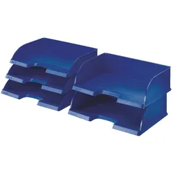 LEITZ Briefablage Standard quer Plus DIN A4 quer blau
