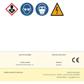Kangaroo E7018 Elektrode 72 Einheiten Ø Grey - One Size