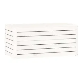 vidaXL Gartenbox Weiß 101x50,5x46,5 cm Massivholz Kiefer