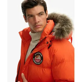 Superdry Everest Longline Baffled Parka orange 2XL