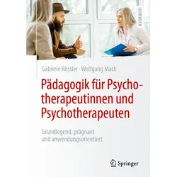 Pädagogik für Psychotherapeutinnen und Psychotherapeuten