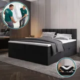 Trada Palermo 160 x 200 cm H3 Schwarz