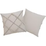 OTTO home Kissenbezug Monnia 40 x 40 cm Grau