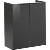 Fackelmann Waschbeckenunterschrank SBC Anthrazit 52 cm