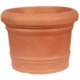 Geli Pflanzkübel rund Palermo  (Außenmaß  (Ø x H): 70 x 52 cm, Kunststoff, Terracotta)