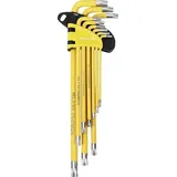 WorkPro TORX T-Profil Stiftschlüsselsatz T 10, T 15, T 20, T 25, T 27, T 30, T 40, T 45, T 50
