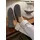 Hollert Lammfell Hausschuhe Grau 37