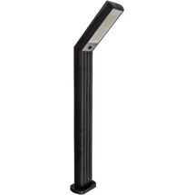 ChiliTec Wegeleuchte Kunststoff 78 cm inkl. Dämmerungssensor schwarz