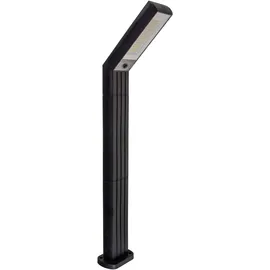 ChiliTec Wegeleuchte Kunststoff 78 cm inkl. Dämmerungssensor schwarz