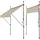 pro.tec Klemmmarkise Stem 150 x 120 cm sandfarben