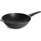 WOLL Diamond Lite Wok- und Rührpfanne - -, Ø 32 cm, 10 cm hoch - Geeignet für alle Herdarten, Aluminiumguss, Antihaft-Versiegelung, backofenfest, anthrazit