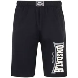 Lonsdale Logo Jam Sportshorts, Schwarz, L