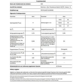 AEG FEE7341AZM Einbau-Geschirrspüler (teilintegrierbar, 446 mm breit, Edelstahl)