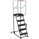 Fimm - Schmale Rollbare Trittleiter 5 Stufen 150 kg 830008730