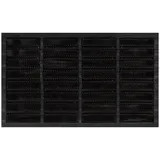vidaXL Fußmatte Rechteckig 45x75 cm Gummi und Kokosfaser