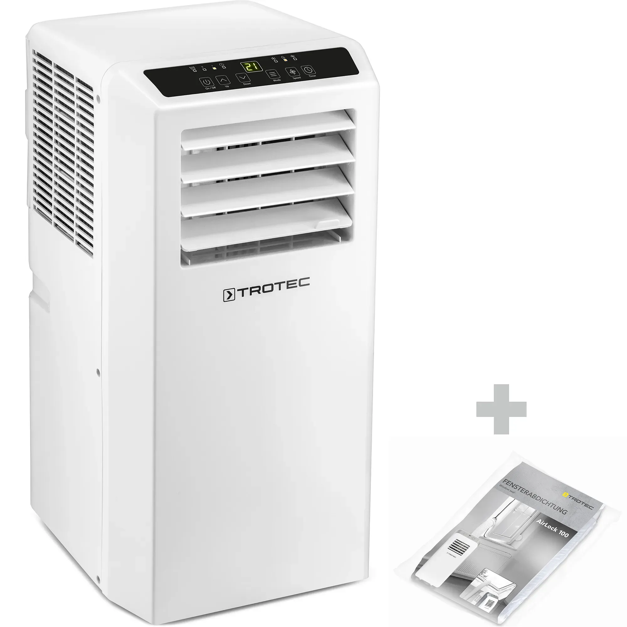 Trotec Lokale airconditioner PAC 2610 S + AirLock 100 raamafdichting