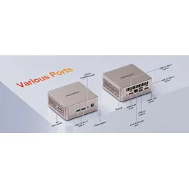GEEKOM Mini-PC Intel NUC Ryzen 7 16 GB RAM 512 GB SSD AMD Radeon Vega 8 Windows 11 Pro