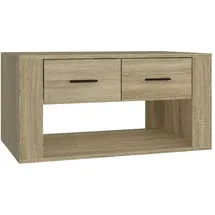vidaXL Couchtisch Sonoma-Eiche Braun 80 x 50 x 40 cm