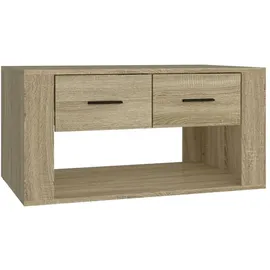 vidaXL Couchtisch Sonoma-Eiche Braun 80 x 50 x 40 cm