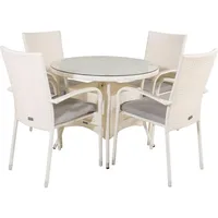VCM ebuy24 Gartentisch | Balkontisch, Gartenmöbel-Set Volta 90 cm)