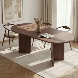 HANAH Home Sablin 160–200 x 75 x 90 cm Walnuss