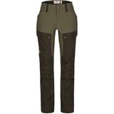 Fjällräven Keb Curved Hosen - Deep Forest / Laurel Green - 38