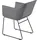 SIT Möbel TOM TAILOR HOME Schalenstuhl »T-VELVET ARMCHAIR« (Set) 2 Stk. TOM TAILOR HOME basaltgrau,