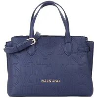 Valentino Pansy Shopping Bag Kunstleder Blue