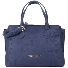 Valentino Pansy Shopping Bag Kunstleder Blue