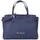 Valentino Pansy Shopping Bag Kunstleder Blue